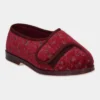 GBS Nola Womens Red Extra Wide Fit Slipper -UK Shoe Sales Store 699089 3 L02.20230802000203