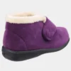 Fleet & Foster Levitt Womens Purple Bootie Slipper 1 Fleet & Foster Levitt Womens Purple Bootie Slipper -UK Shoe Sales Store 699096 3 L02.20230119000417