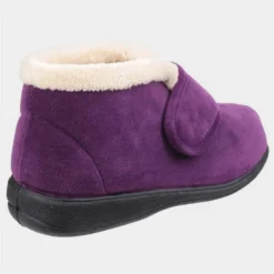Fleet & Foster Levitt Womens Purple Bootie Slipper