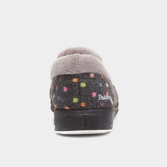 Padders Repose Womens Grey Full Slipper 5 Padders Repose Womens Grey Full Slipper - Image 3