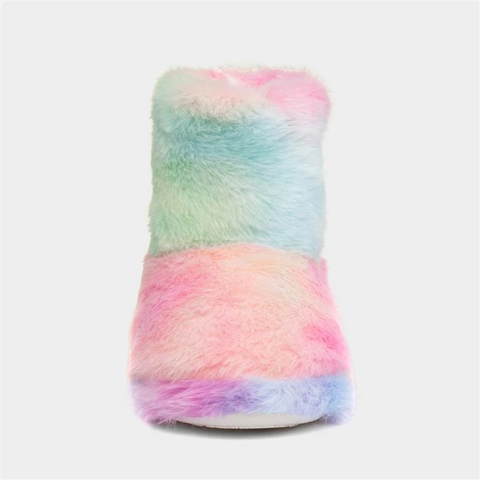 Chatterbox Girls Rainbow Bootie Slipper 3 Chatterbox Girls Rainbow Bootie Slipper