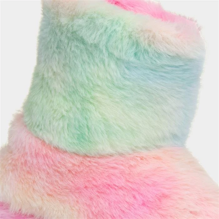 Chatterbox Girls Rainbow Bootie Slipper 6 Chatterbox Girls Rainbow Bootie Slipper - Image 4