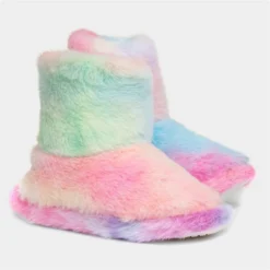 Chatterbox Girls Rainbow Bootie Slipper 11 Chatterbox Girls Rainbow Bootie Slipper -UK Shoe Sales Store 699404 2 L06.20221102000452