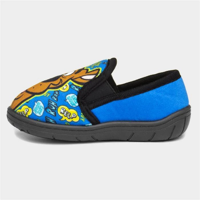 Scooby-Doo Scooby Doo Kids Blue Easy Fasten Slipper 4 Scooby-Doo Scooby Doo Kids Blue Easy Fasten Slipper - Image 2