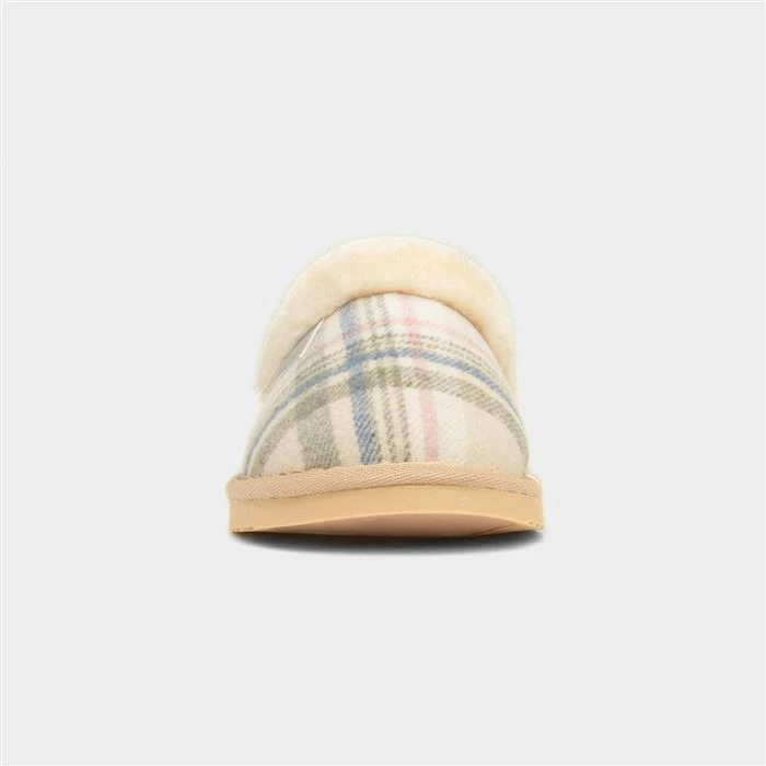 Jo & Joe Shetland Womens Oatmeal Mule Slipper 3 Jo & Joe Shetland Womens Oatmeal Mule Slipper