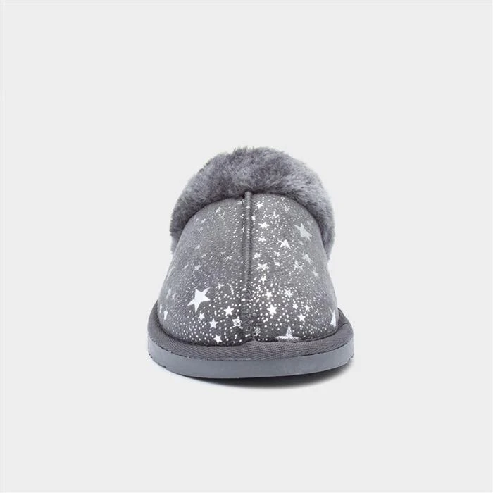 Jo & Joe Tiggi Womens Grey Star Mule 3 Jo & Joe Tiggi Womens Grey Star Mule