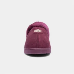 Jo & Joe Snuggle Womens Burgundy Mule Slipper