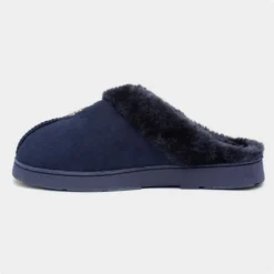 Jo & Joe Snuggle Womens Navy Mule Slipper -UK Shoe Sales Store 699493 2 L03.20230308000308