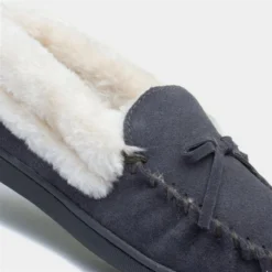 Jo & Joe Mull Womens Grey Suede Slipper -UK Shoe Sales Store 699499 2 L05.20230308000314