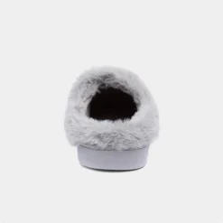 Jo & Joe Lexi Womens Grey Leopard Print Slippers -UK Shoe Sales Store 699545 2 L04.20230627000424