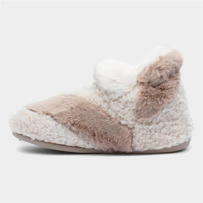 Shu Da Living Millie Womens Oat Bootie Slipper 4 Shu Da Living Millie Womens Oat Bootie Slipper - Image 2