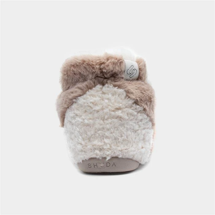 Shu Da Living Millie Womens Oat Bootie Slipper 5 Shu Da Living Millie Womens Oat Bootie Slipper - Image 3