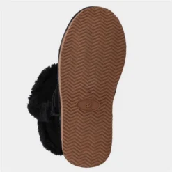 Hush Puppies Ashlynn Kids Black Bootie Slipper -UK Shoe Sales Store 699572 3 L04.20230130000418