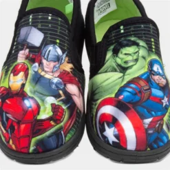 Avengers Sunbird Kids Black Slipper -UK Shoe Sales Store 699593 2 L05.20230803000202