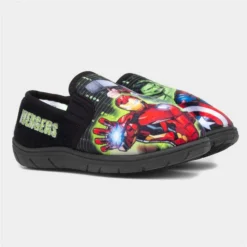 Avengers Sunbird Kids Black Slipper -UK Shoe Sales Store 699593 2 L06.20230803000202