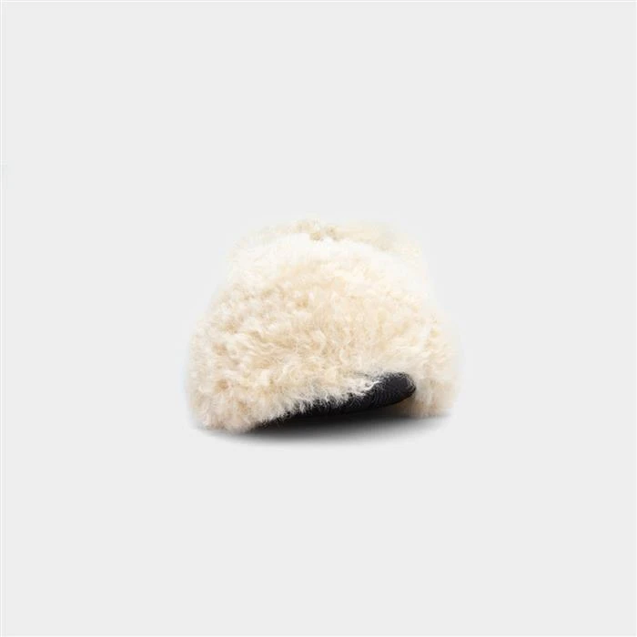Truffle Pat Womens Beige Faux Fur Slipper 3 Truffle Pat Womens Beige Faux Fur Slipper
