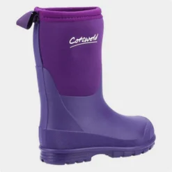 Cotswold Hilly Neoprene Kids Purple Welly -UK Shoe Sales Store 791044 3 L03.20230117000415