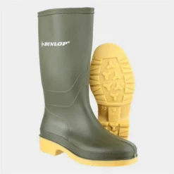 Dunlop Dulls Senior Kids Green Welly -UK Shoe Sales Store 792001 3 L03.20230125000702