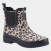 Hush Puppies Minnie Womens Leopard Print Welly -UK Shoe Sales Store 793058 3 L02.20230123000317