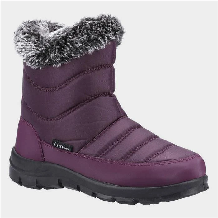 Cotswold Longleat Womens Purple Wellington Boot 3 Cotswold Longleat Womens Purple Wellington Boot