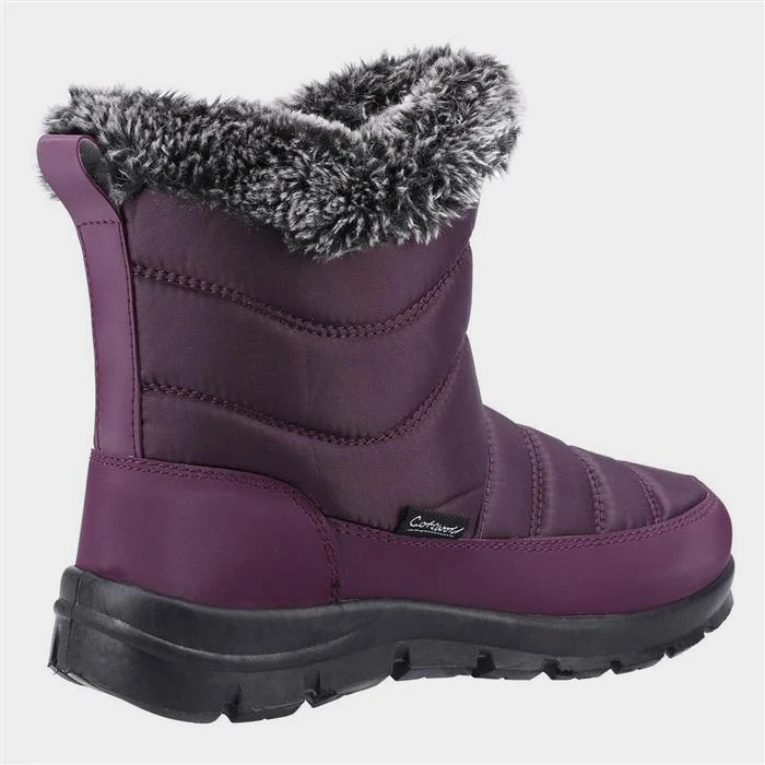 Cotswold Longleat Womens Purple Wellington Boot 4 Cotswold Longleat Womens Purple Wellington Boot - Image 2