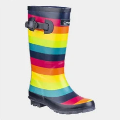 Cotswold Kids Rainbow Multi-Coloured Welly