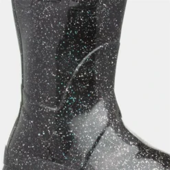 Zone Frost Womens Black Glitter Welly -UK Shoe Sales Store 799086 2 L05.20221021000146