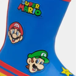 Super Mario Kids Blue Welly -UK Shoe Sales Store 799146 2 L05.20221114000725