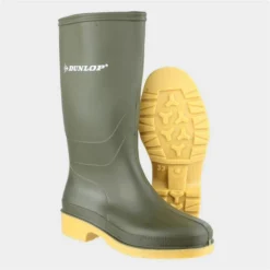 Dunlop Dulls Junior Kids Green Welly -UK Shoe Sales Store 799166 3 L03.20230125000718