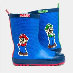 Super Mario Kids Blue Wellies 10 Super Mario Kids Blue Wellies -UK Shoe Sales Store 799203 2 L05.20220928000753