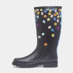 Trespass Samira Womens Black Floral Print Welly -UK Shoe Sales Store 799213 2 L03.20230306000637