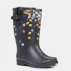 Trespass Samira Womens Black Floral Print Welly -UK Shoe Sales Store 799213 2 L06.20230306000637
