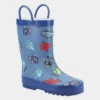 Cotswold Puddle Kids Multi Robot Welly -UK Shoe Sales Store 799232 3 L02.20230125000721