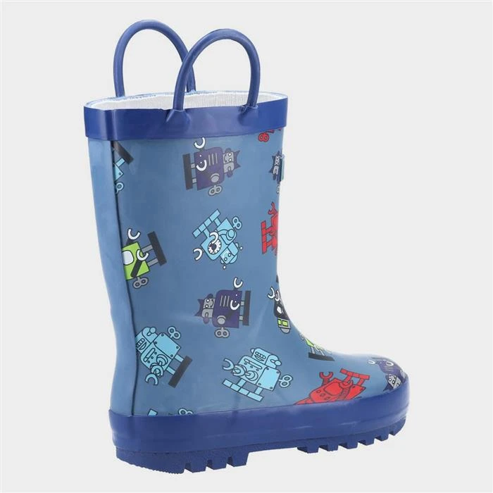 Cotswold Puddle Kids Multi Robot Welly 4 Cotswold Puddle Kids Multi Robot Welly - Image 2