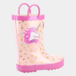 Cotswold Puddle Kids Multi Unicorn Welly -UK Shoe Sales Store 799233 3 L03.20230125000723