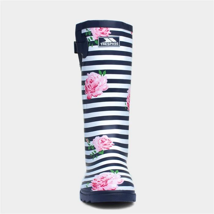 Trespass Elena Womens Stripe Floral Welly 3 Trespass Elena Womens Stripe Floral Welly