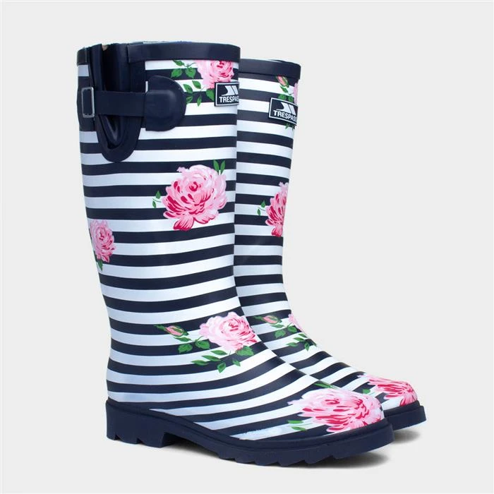 Trespass Elena Womens Stripe Floral Welly 7 Trespass Elena Womens Stripe Floral Welly - Image 5