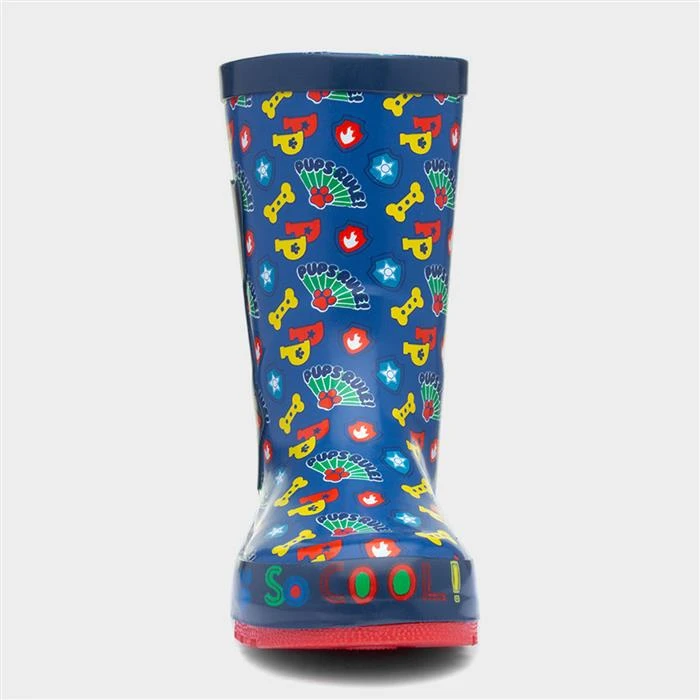 Paw Patrol Hardy Kids Navy Welly 3 Paw Patrol Hardy Kids Navy Welly
