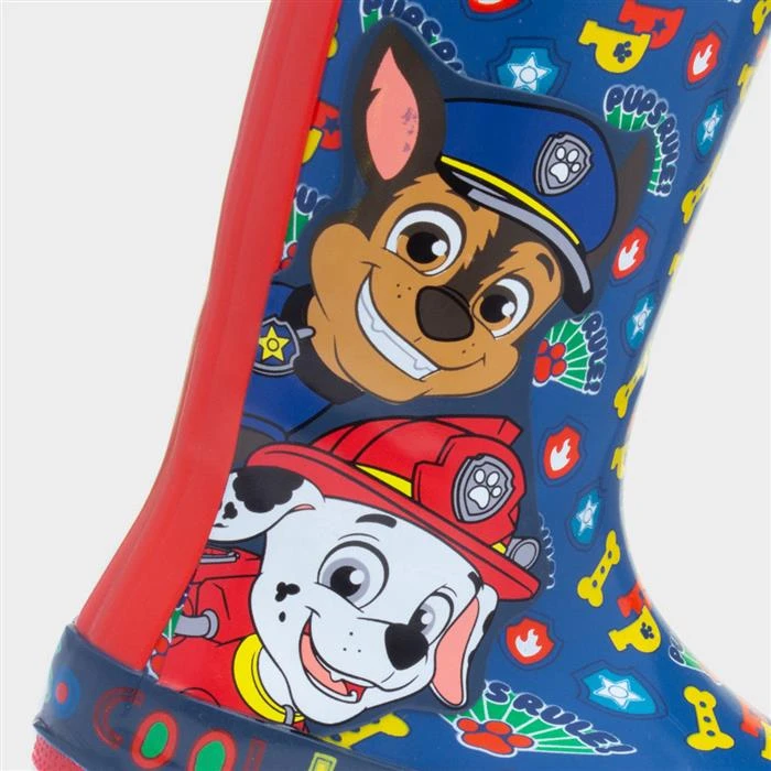 Paw Patrol Hardy Kids Navy Welly 6 Paw Patrol Hardy Kids Navy Welly - Image 4