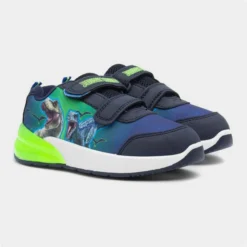 Jurassic World Kids Green Light Up Trainer -UK Shoe Sales Store 807136 2 L06.20230206000230