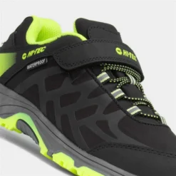 Hi-Tec Yomp Kids Black Waterproof Shoe -UK Shoe Sales Store 807216 2 L05.20230725000226