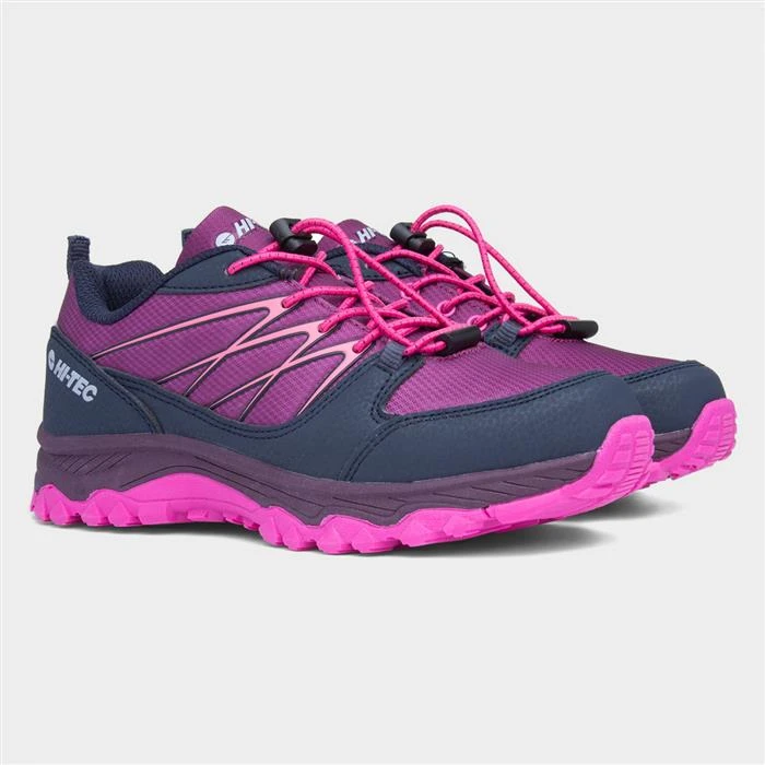 Hi-Tec Trail Explorer Low Kids Pink Shoe 7 Hi-Tec Trail Explorer Low Kids Pink Shoe - Image 5
