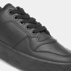 Truffle Oslo Womens Black Lace Up Trainer -UK Shoe Sales Store 809024 2 L05.20230119000446